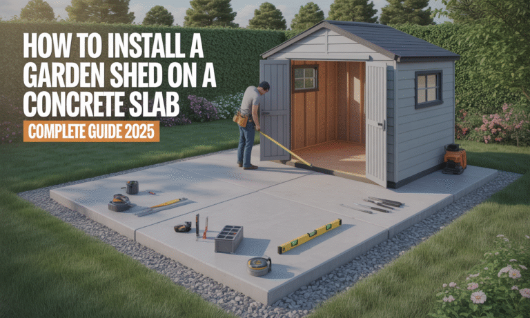 découvrez comment installer facilement un abri de jardin sur une dalle béton grâce à notre guide complet 2025 : étapes détaillées, conseils pratiques et astuces pour une pose réussie.