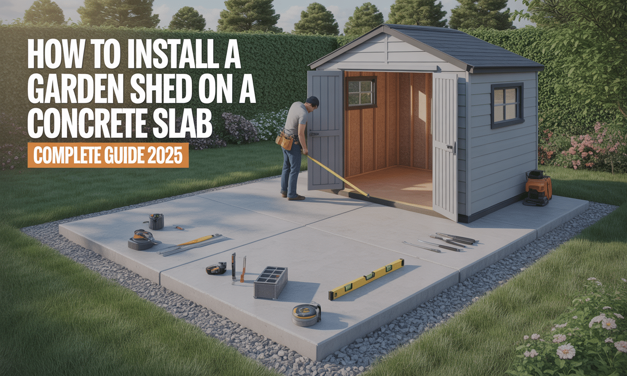 découvrez comment installer facilement un abri de jardin sur une dalle béton grâce à notre guide complet 2025 : étapes détaillées, conseils pratiques et astuces pour une pose réussie.