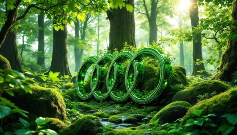 découvrez comment audi met son logo au vert lors de son opération commerciale dédiée à la promotion de sa gamme de véhicules électriques, soulignant ainsi son engagement en faveur de la mobilité durable.