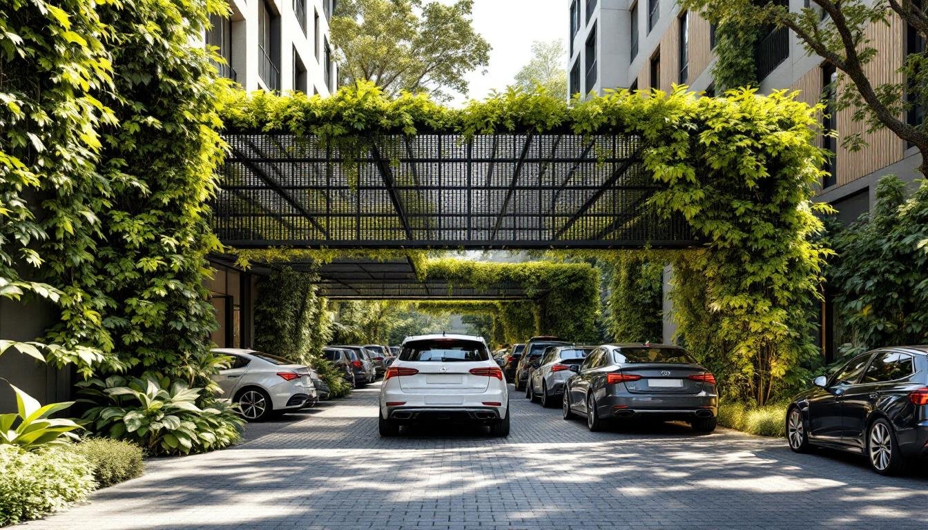 découvrez comment les claustras en métal végétalisés au lichen transforment les parkings d’immeuble en espaces plus naturels, tout en apportant esthétisme, intimité et une touche écologique à votre environnement urbain.