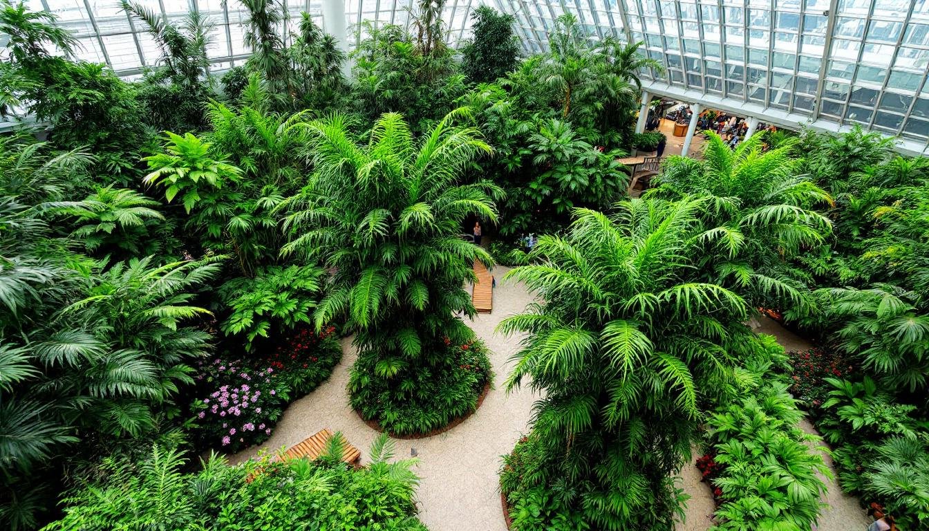 découvrez comment gbs groupe paris a transformé un simple couloir en un espace verdoyant grâce à la végétalisation de son plafond, créant ainsi un véritable jardin aérien qui allie design, nature et bien-être au sein de ses locaux.