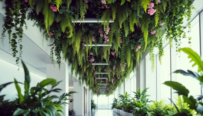 découvrez comment gbs groupe paris a transformé le plafond de son couloir en un véritable jardin aérien grâce à la végétalisation. inspiration, techniques et bienfaits au rendez-vous pour un espace de travail innovant et écologique.