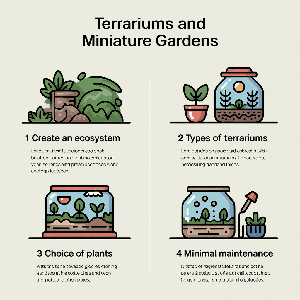 Infographie, qui explique les differentes terrariums