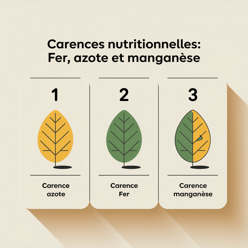 infographie sur les carences nutritionelles des laurier