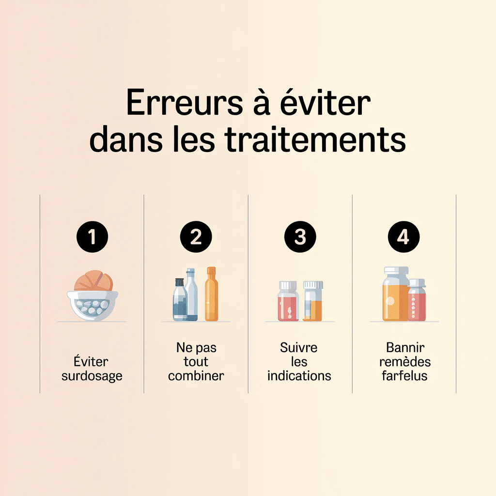 Infographie sur les erreurs a eviter dans le traitement d'un laurier