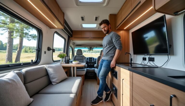 apprenez comment faire fonctionner facilement une télé dans un camping-car grâce à nos conseils pratiques et astuces simples.