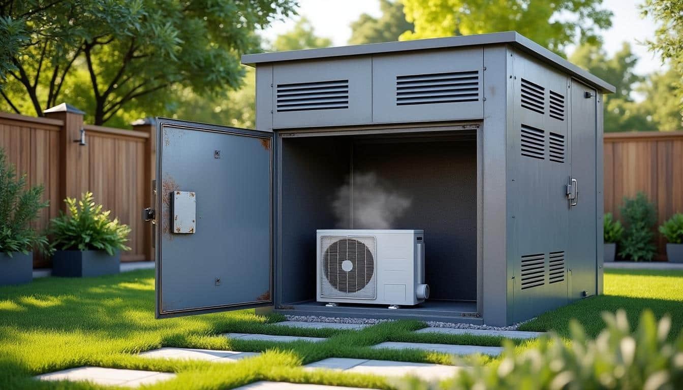 découvrez comment choisir entre un écran anti-bruit et un caisson d'insonorisation pour réduire le bruit de votre pompe à chaleur et améliorer votre confort.