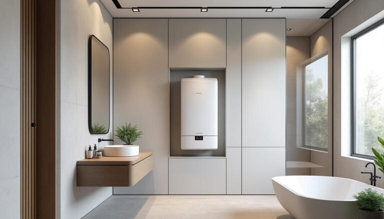 découvrez nos astuces pratiques pour dissimuler un ballon d'eau chaude dans votre salle de bain tout en optimisant l'espace et en évitant l'encombrement.