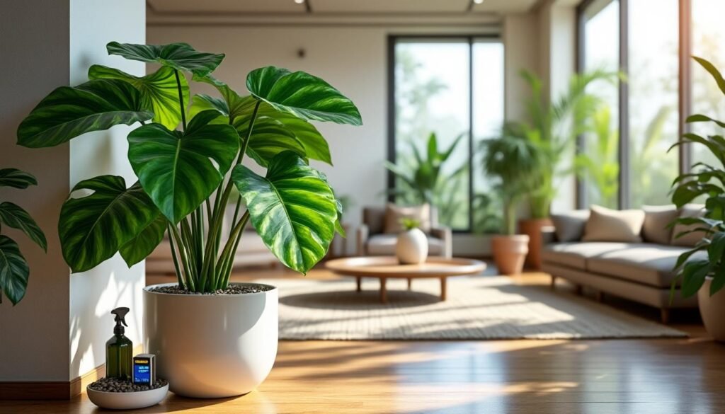 découvrez comment entretenir votre alocasia, également appelé oreille d'éléphant, en intérieur avec nos conseils complets pour une plante saine et magnifique toute l'année.