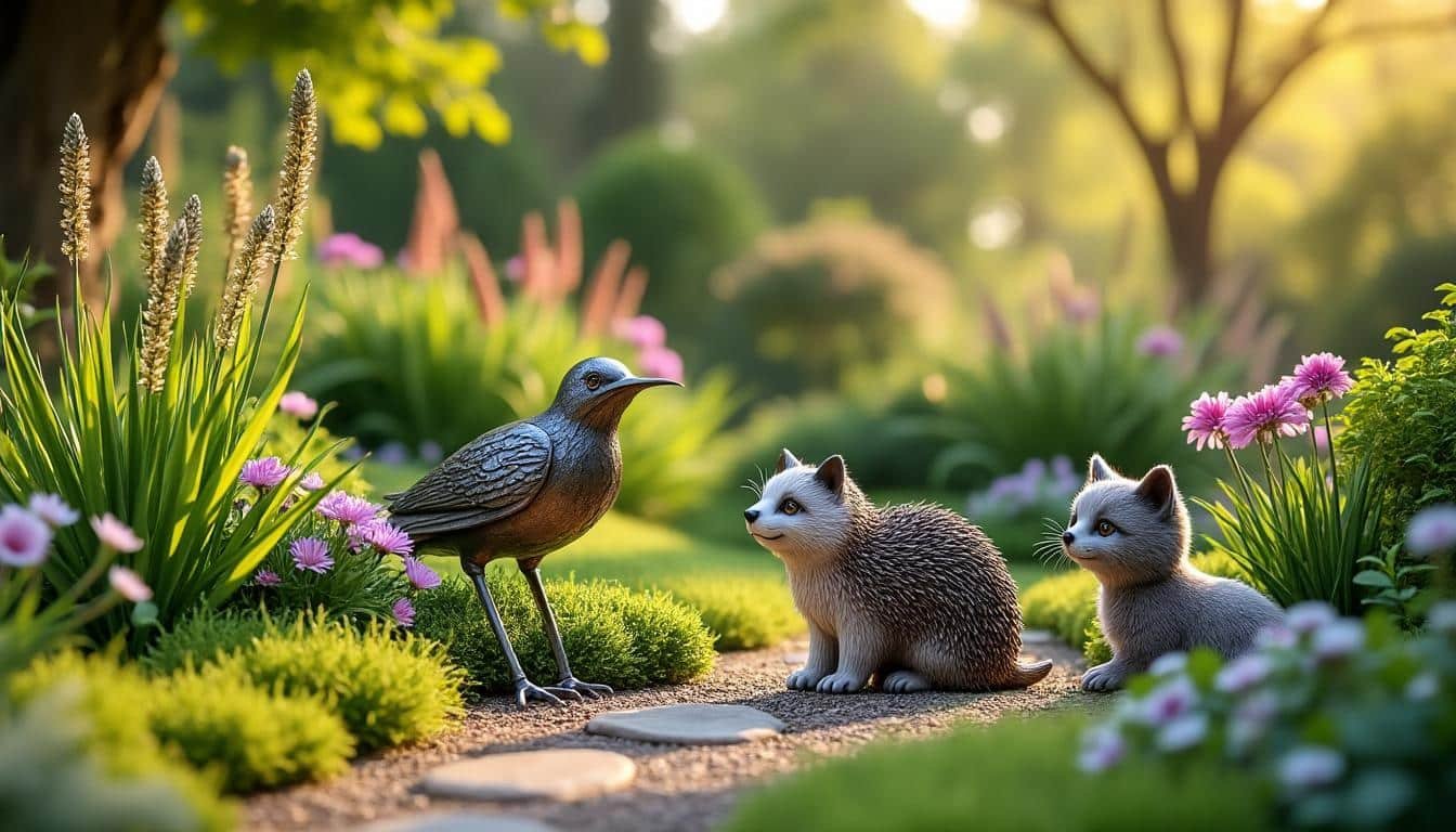 découvrez une sélection des plus beaux animaux décoratifs pour embellir votre jardin et lui apporter charme et originalité.