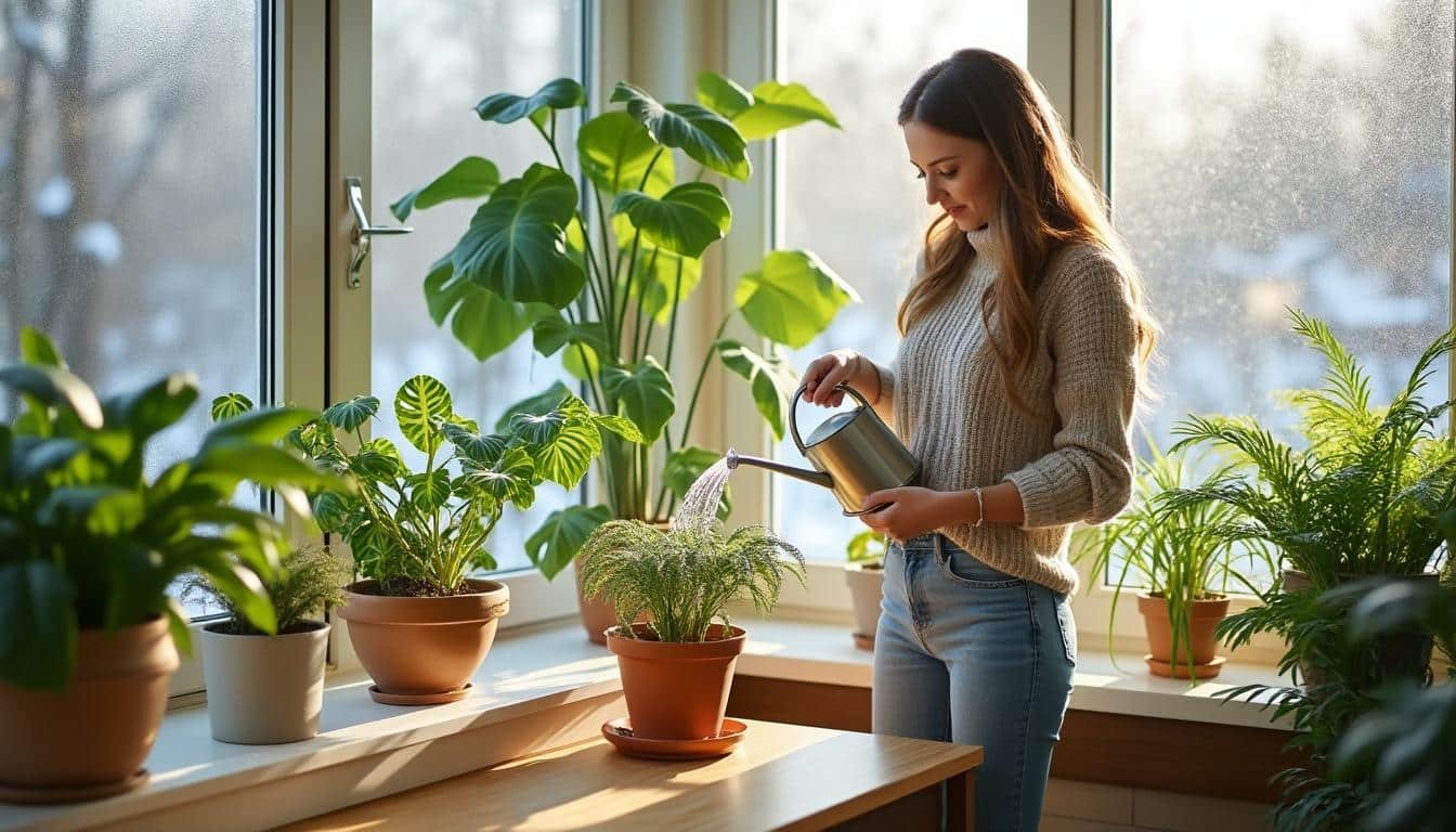 découvrez les règles d'or pour arroser efficacement vos plantes d'intérieur en hiver et leur garantir santé et vitalité pendant la saison froide.