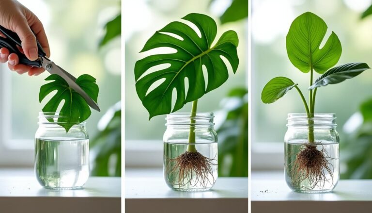découvrez notre tutoriel photo pas à pas pour bouturer un monstera dans l'eau facilement et réussir la propagation de votre plante d'intérieur préférée.
