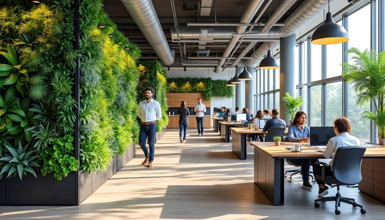 découvrez comment une cloison végétale au bureau peut améliorer le bien-être des collaborateurs tout en boostant leur productivité grâce à un environnement de travail plus sain et apaisant.