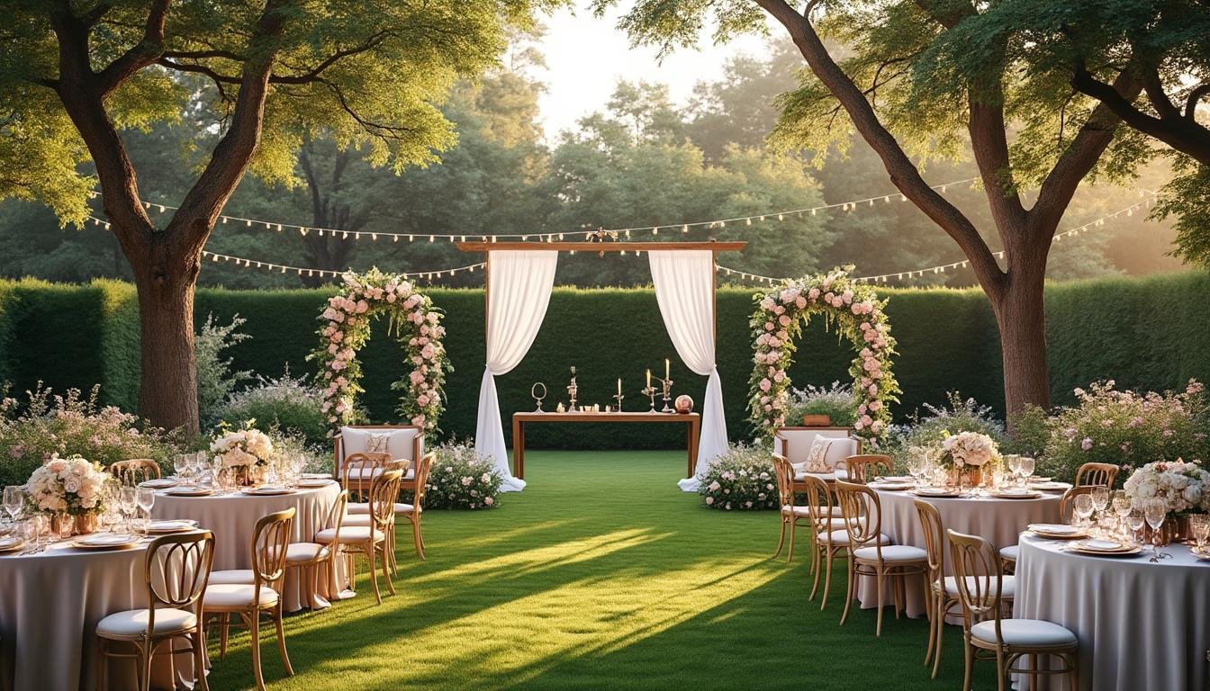 découvrez 15 idées élégantes pour une décoration de mariage au jardin, alliant charme naturel et style raffiné pour un événement inoubliable.
