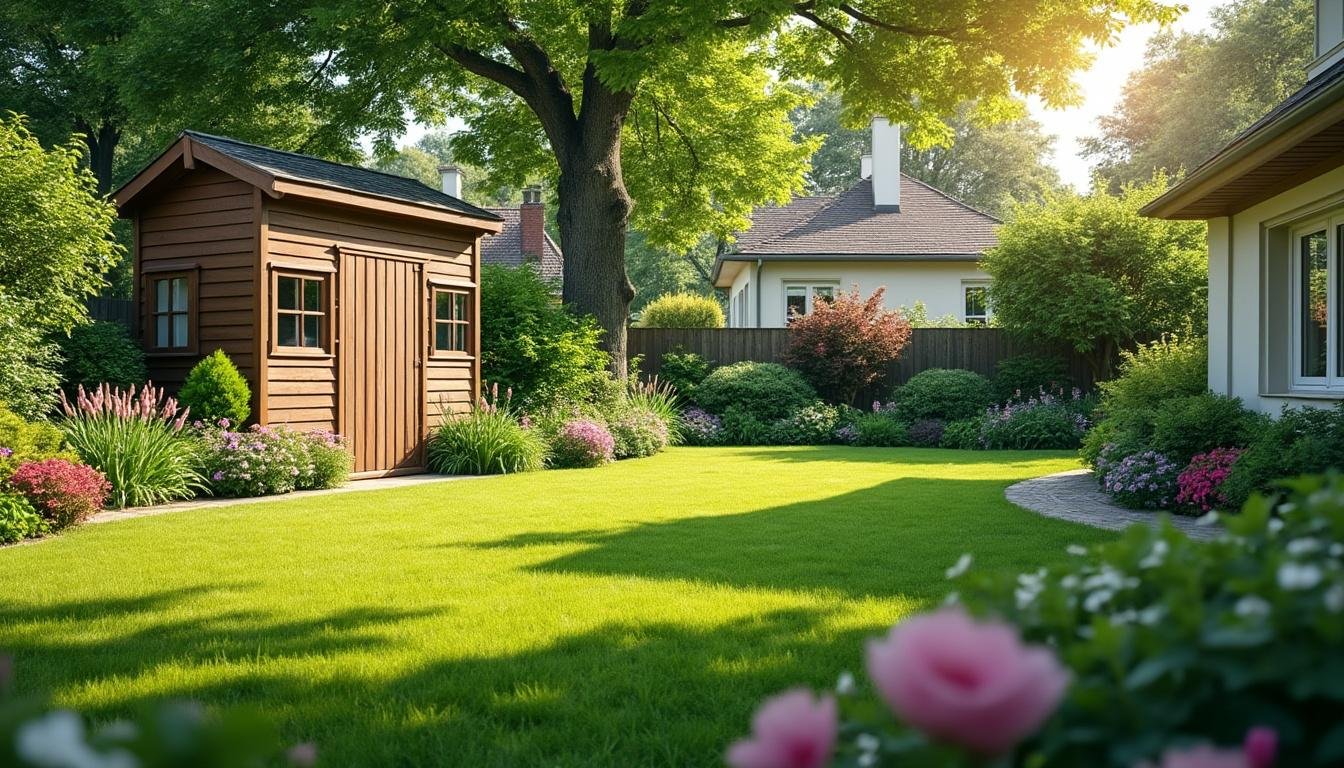 découvrez les règles légales concernant la distance à respecter entre un abri de jardin et la propriété voisine pour éviter tout litige.