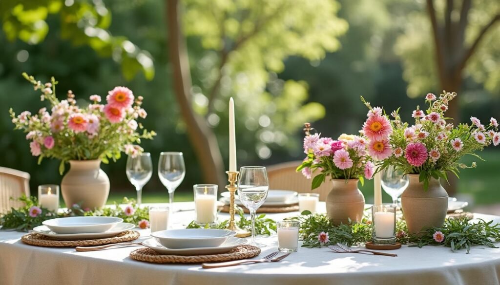 découvrez nos idées déco pour dresser une belle table de jardin cet été et créer une ambiance conviviale et estivale.