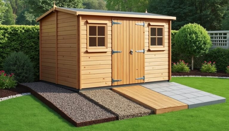 découvrez 4 alternatives pratiques pour installer un abri de jardin sans utiliser de dalle béton, faciles à mettre en place et respectueuses de l'environnement.