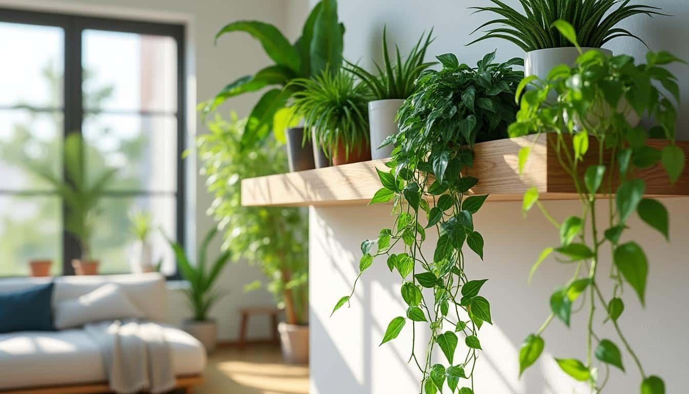 découvrez notre sélection des plus belles plantes tombantes idéales pour sublimer vos étagères et apporter une touche naturelle à votre intérieur.