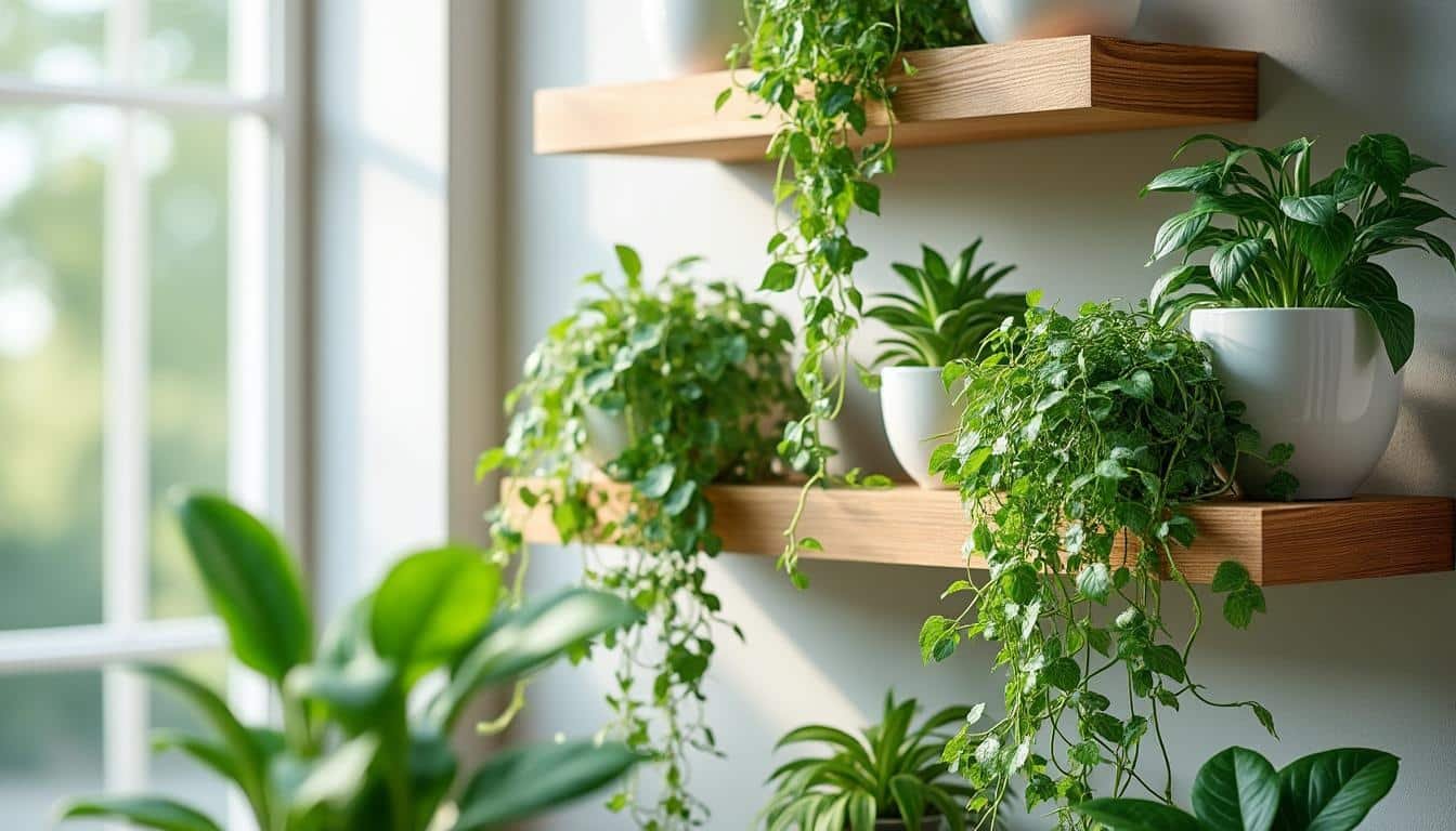 découvrez notre sélection des plus belles plantes tombantes idéales pour sublimer vos étagères et apporter une touche de verdure élégante à votre intérieur.