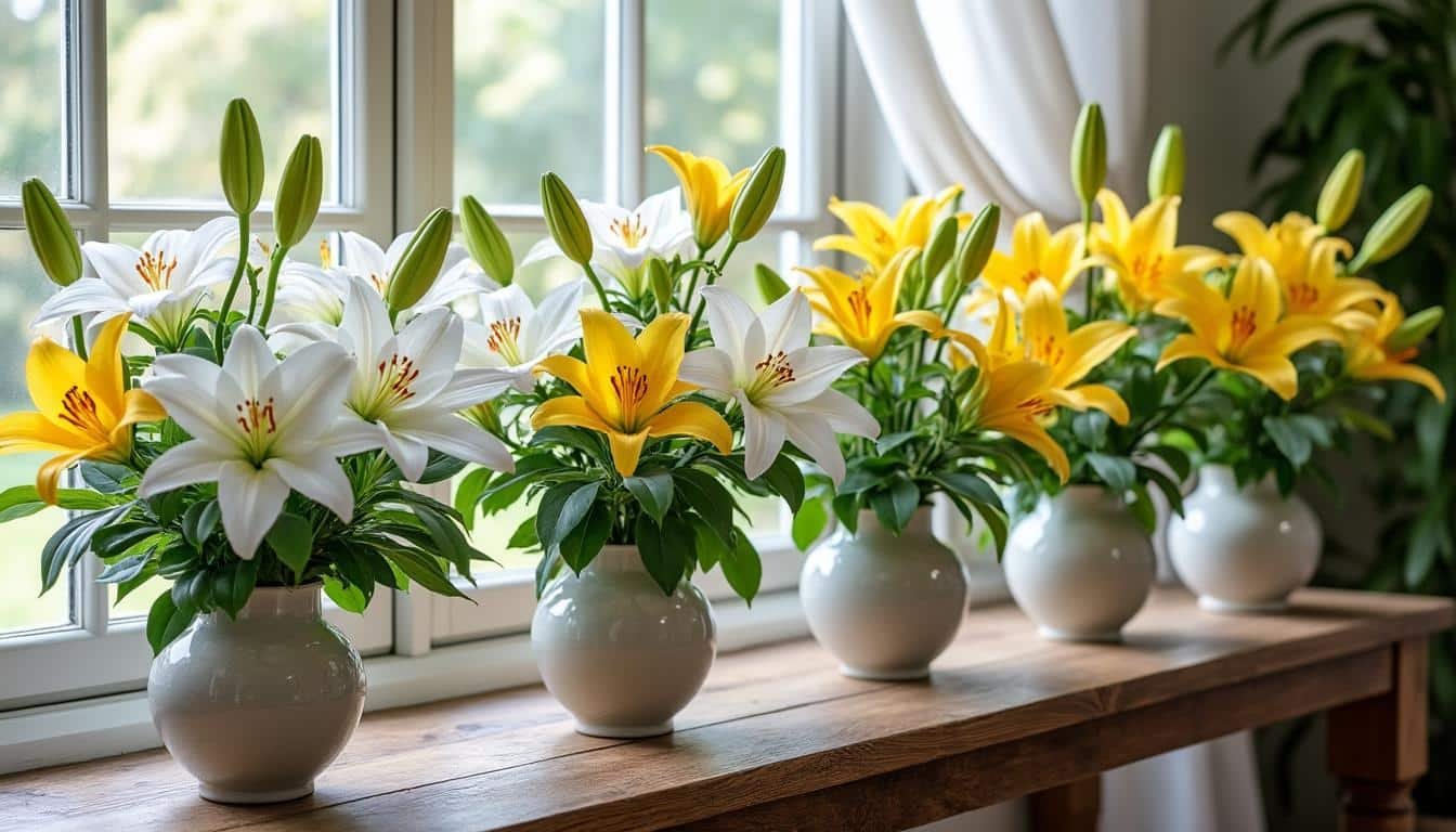 découvrez notre guide complet pour entretenir vos lys d'intérieur et favoriser une floraison éclatante tout au long de l'année.