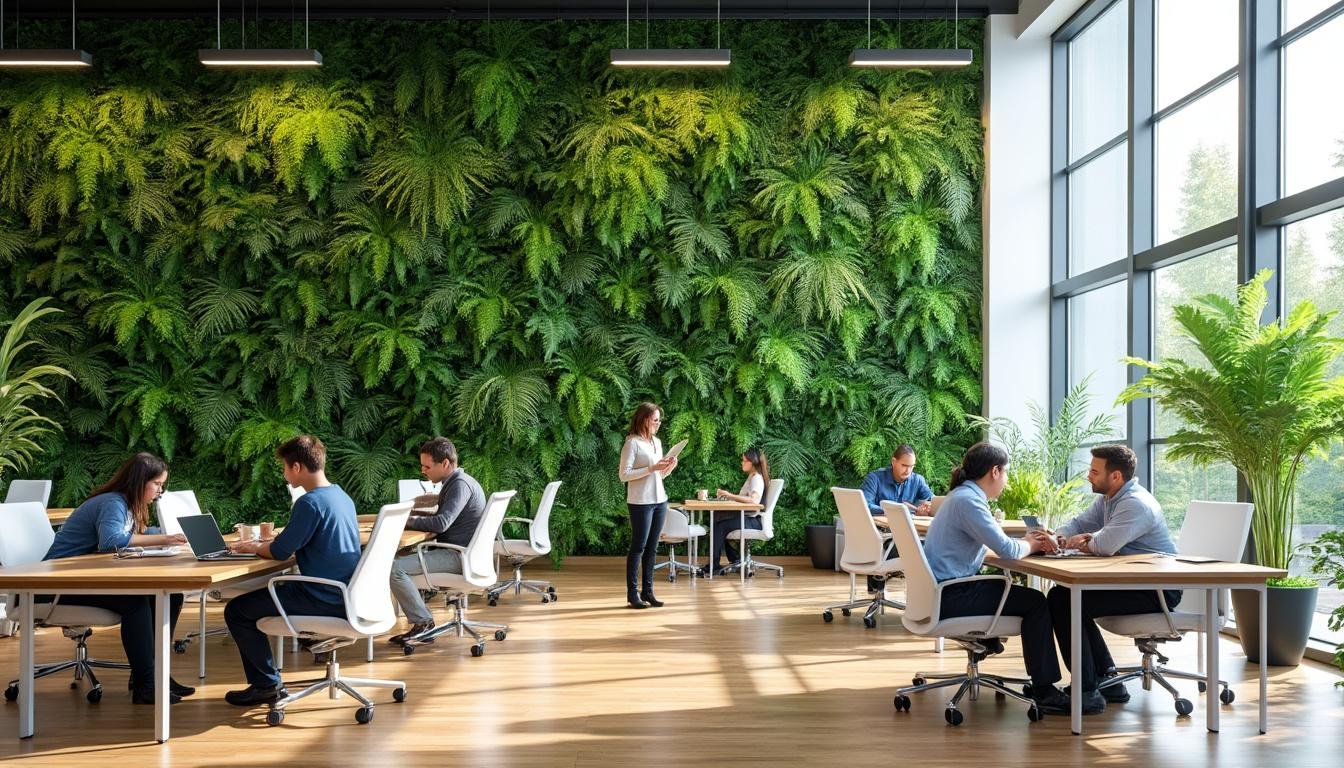 découvrez les avantages d'un mur végétal en entreprise et pourquoi végétaliser vos bureaux améliore le bien-être, la qualité de l'air et l'esthétique de votre espace de travail.