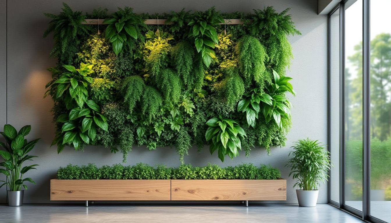 découvrez le mur végétal suspendu, une tendance déco aérienne qui apporte fraîcheur et originalité à votre intérieur. sublimez votre espace avec une touche naturelle et design.