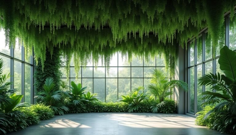 découvrez le plafond végétal, la tendance déco qui apporte nature et fraîcheur à vos espaces, pour une ambiance design et apaisante.