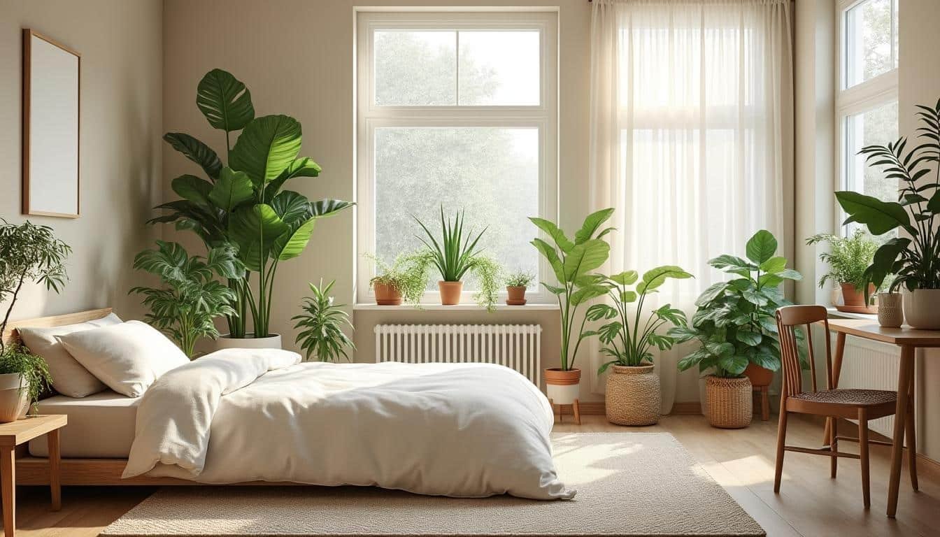 découvrez quelles plantes dépolluantes choisir pour assainir l'air de votre chambre et profiter d'un environnement sain et naturel.